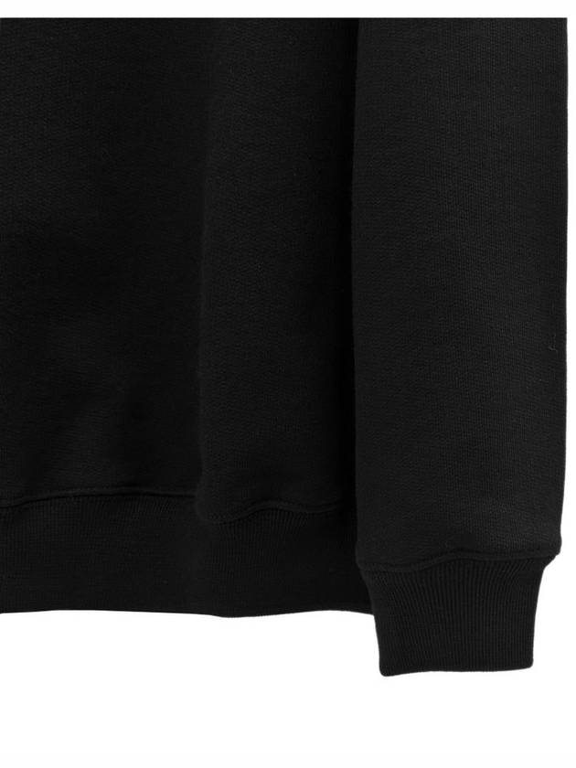 Crystal Logo Crew Neck Sweatshirt Black - VETEMENTS - BALAAN 5