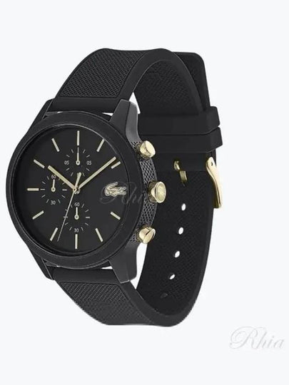 44mm Silicone Watch Black - LACOSTE - BALAAN 2