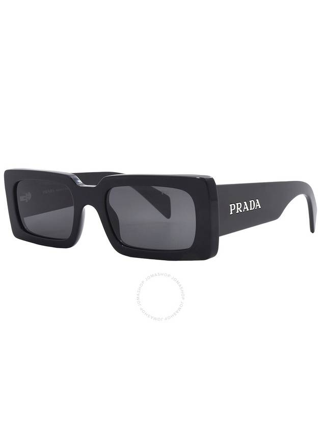 Prada Grey Rectangular Ladies Sunglasses PR A07S 1AB5S0 52 - PRADA - BALAAN 3