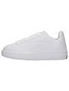 Leather Box Low-Top Sneakers White - BURBERRY - BALAAN 2