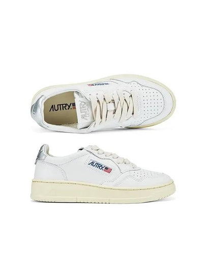 Medalist Silver Tab Low Top Sneakers White - AUTRY - BALAAN 2