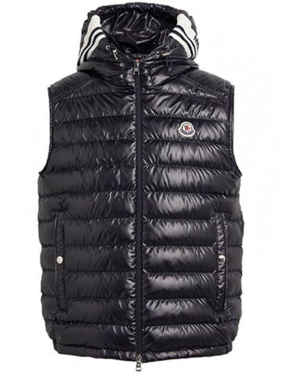 Klai logo patch down vest black - MONCLER - BALAAN 2