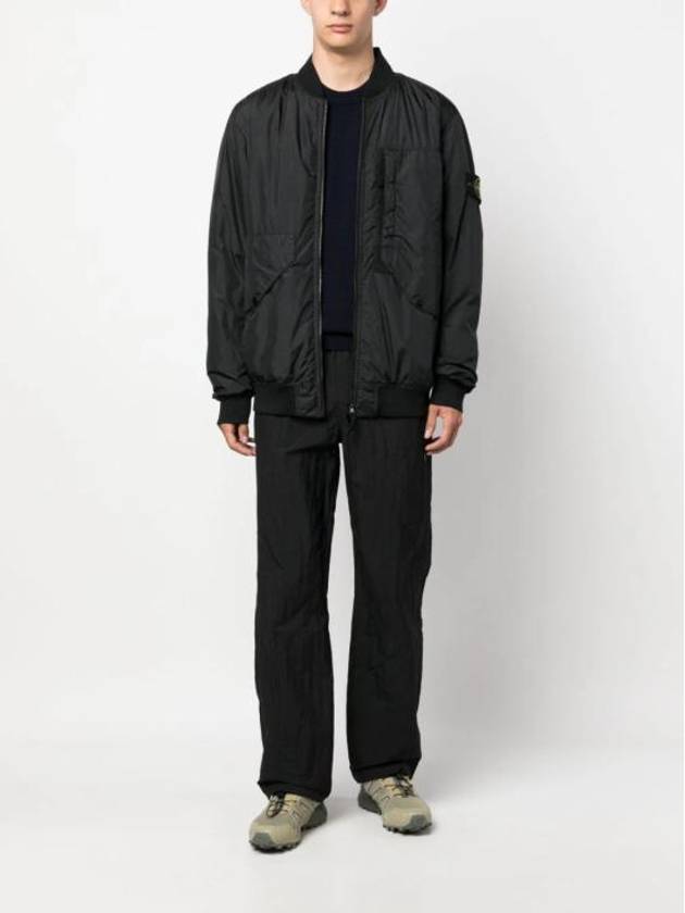 Garment Dyed Crinkle Reps Jacket Black - STONE ISLAND - BALAAN 3