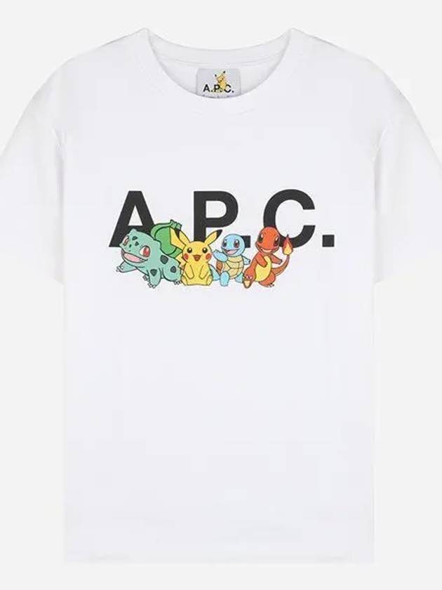 Pokémon Print Short Sleeve T-Shirt White - A.P.C. - BALAAN 2