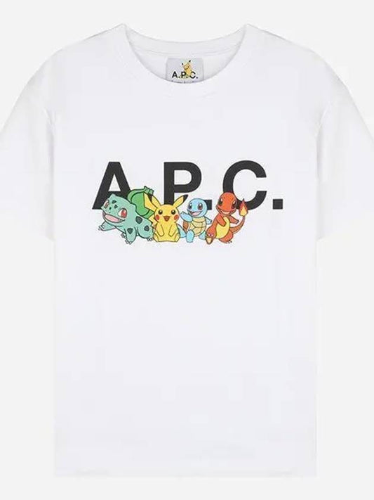 Pokémon Print Short Sleeve T-Shirt White - A.P.C. - BALAAN 2