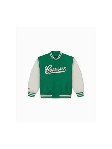 Vintage Varsity Jacket Green 10026912 A02 - CONVERSE - BALAAN 1