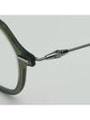 Glasses frame DISAPPEAR04 1ED transparent horn rim green square - DIOR - BALAAN 5