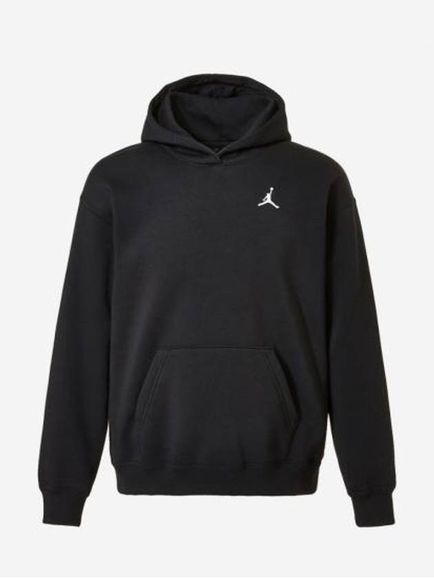 Jordan Brooklyn Fleece Pullover 24 Hoodie Black - NIKE - BALAAN 2