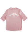 Mongbuddy 5-part slim fit t-shirt PINK - MONBIRDIE GOLF - BALAAN 2