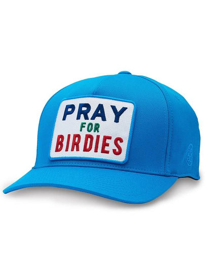 Play For Buddies Patch Stretch Twill Ball Cap Blue - G/FORE - BALAAN 2