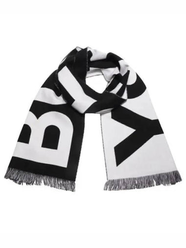 LOGO WOOL JACQUARD SCARF - BURBERRY - BALAAN 1