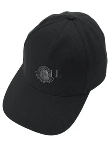 3B00068 0U082 999 Gabardine Baseball Cap Hat - MONCLER - BALAAN 1