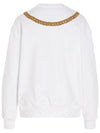 Medusa Chain Sweatshirt White - VERSACE - BALAAN.