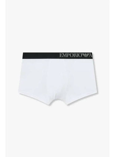 UNDERWEAR Men s Side Logo Banding Drawn White - EMPORIO ARMANI - BALAAN 1