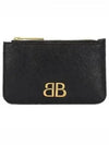 Monaco Long Coin Card Wallet Black - BALENCIAGA - BALAAN 1