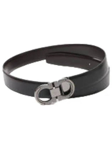 Ferragamo Gancini Reversible Belt Men s Waistband - SALVATORE FERRAGAMO - BALAAN 1