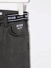 Kids Logo Band Skinny Jeans Gray MS027742 127 - MSGM - BALAAN 4