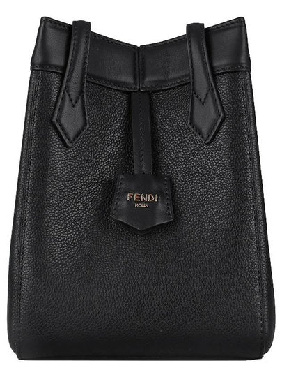 Origami Small Shoulder Bag Black - FENDI - BALAAN 2