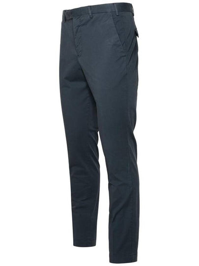 Pt01 Navy Cotton Blend Trousers - PT01 - BALAAN 2