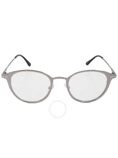 Tom Ford Blue Light Block Round Unisex Eyeglasses FT5528-B 009 49 - TOM FORD - BALAAN 1