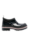 Women's Molded Rubber Garden Middle Boots Black - THOM BROWNE - BALAAN 2