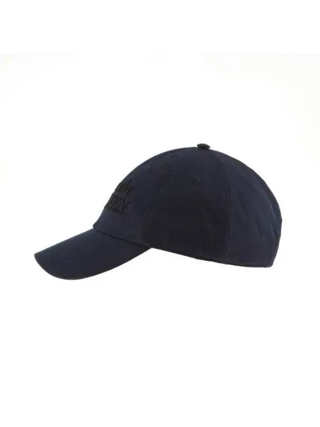 Signature Embroidered Logo Ball Cap Navy - ALEXANDER MCQUEEN - BALAAN 5