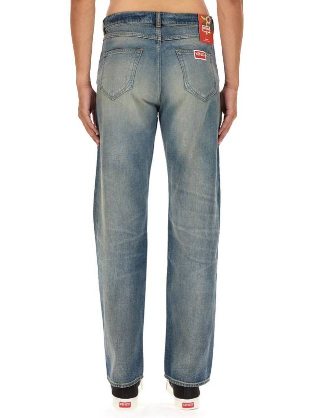 Kenzo Straight Fit Jeans - KENZO - BALAAN 3