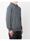 Signature Logo Patch Hoodie Grey - STONE ISLAND - BALAAN 4