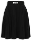 Patch Skirt Shorts Patch Knit Skirt Black MCFW23SK 3BK - MACKY - BALAAN 2