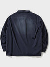 Vintage washed three-dimensional pocket collar zip-up navy - FFEFF STUDIO - BALAAN 6