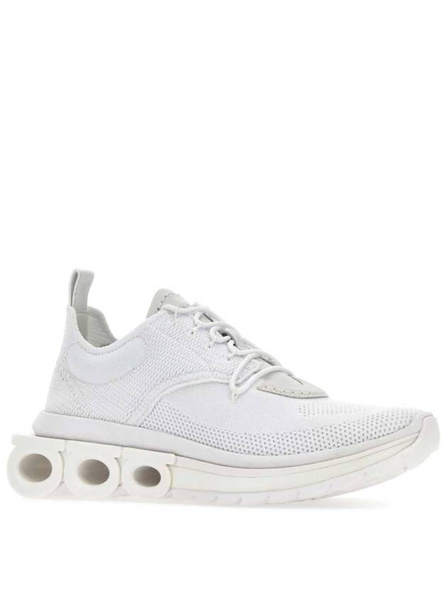 Nima Running Low-Top Sneakers Optic White - SALVATORE FERRAGAMO - BALAAN 3