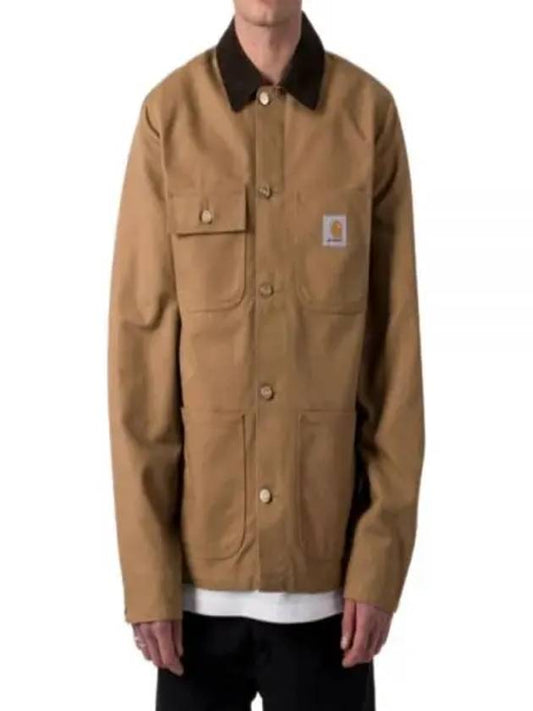 Dearborn Canvas Michigan Chore Shirt Jacket Hamilton Brown Tobacco Rigid - CARHARTT WIP - BALAAN 2