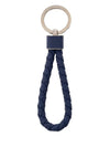 Intrecciato Leather Key Holder  Navy - BOTTEGA VENETA - BALAAN 1