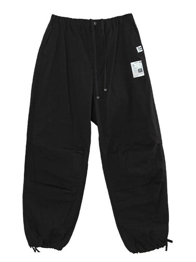 Parachute Ripstop Straight Pants Black - MAISON MIHARA YASUHIRO - BALAAN 2