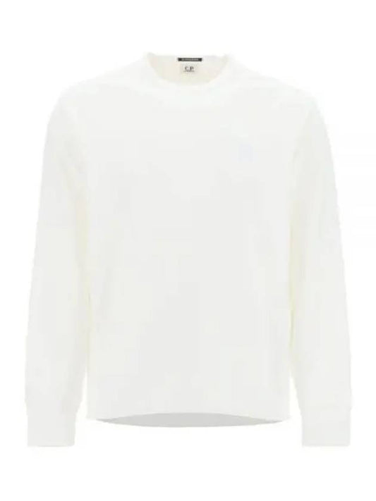 Metropolis Rubber Logo Sweatshirt White - CP COMPANY - BALAAN 2