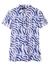 Golf Hailey Print Polo GWJT08476 Q279 Women's Hailey Print Polo - J.LINDEBERG - BALAAN 2