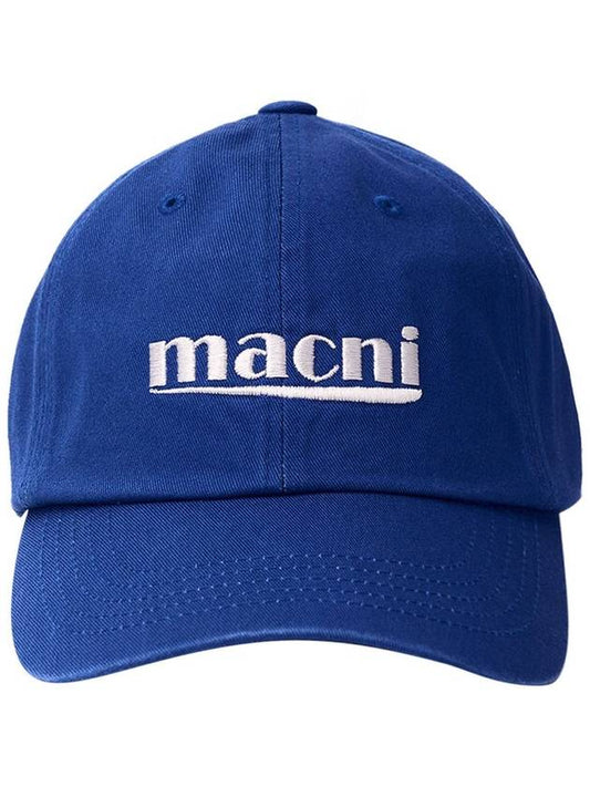 SIGNATURE LOGO BALL CAP BLUE - MACNI - BALAAN 1