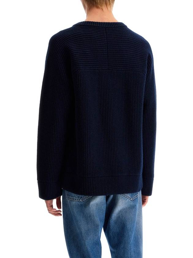 wool crewneck pullover - VALENTINO - BALAAN 3