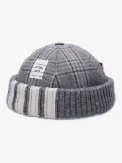 4-Bar Beanie Grey - THOM BROWNE - BALAAN 2