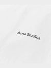 Logo Print Long Sleeve T-Shirt White - ACNE STUDIOS - BALAAN 5