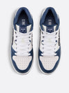 B57 High Top Sneakers Navy White - DIOR - BALAAN 3