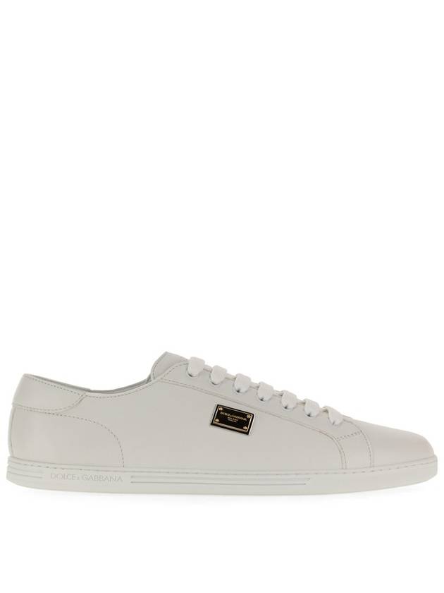 Saint Tropez Calfskin Sneakers White - DOLCE&GABBANA - BALAAN 2