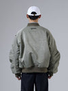 Men's Overfit MA 1 Bomber Jacket Khaki - UNNORM IS DEAD - BALAAN 4