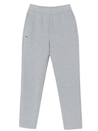 Women's CP Chouli Basic Straight Pants Melange Grey - LACOSTE - BALAAN 1