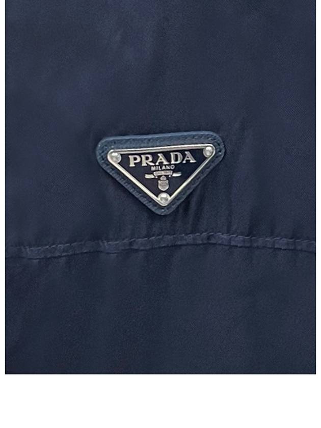 Triangle Logo Hooded Blouson Blue Women s Jacket SGB938 1ZWT F0008 TJ - PRADA - BALAAN 5