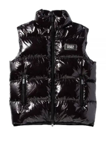 Logo Down Vest Black - DSQUARED2 - BALAAN 2