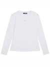 Ada Logo Print Long Sleeve T-Shirt White - J.LINDEBERG - BALAAN 2