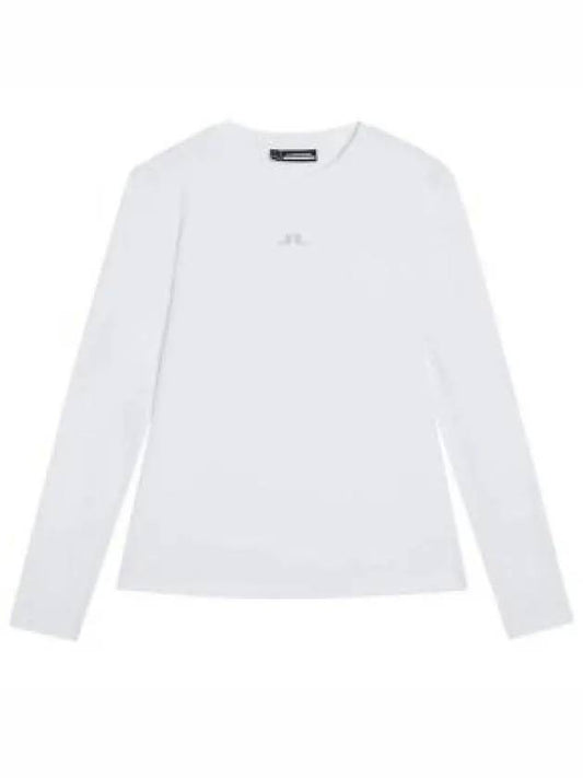 Ada Logo Print Long Sleeve T-Shirt White - J.LINDEBERG - BALAAN 2