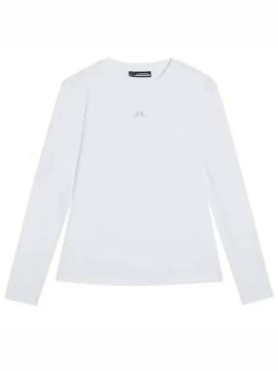 Ada Logo Print Long Sleeve T-Shirt White - J.LINDEBERG - BALAAN 2