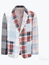 Fun Mix Madras Cotton Sack Jacket - THOM BROWNE - BALAAN 2